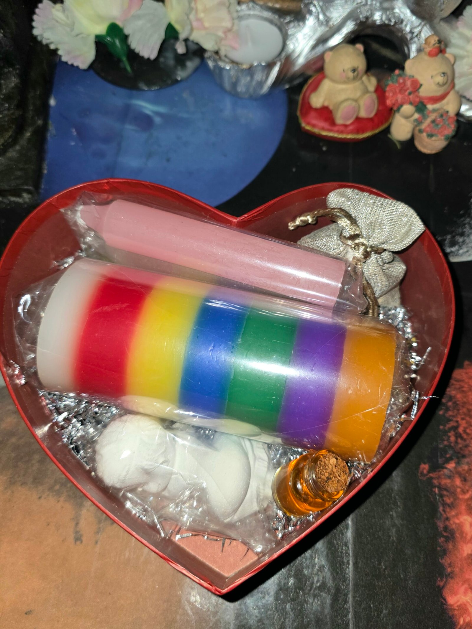 ✨Kit Vela 7 Potencias con Velas Blanca, Rosa y Amarilla ✨