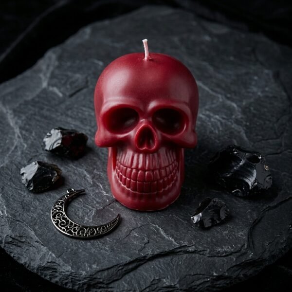Vela Velón Calavera Tumba Trabajos - Imagen 5